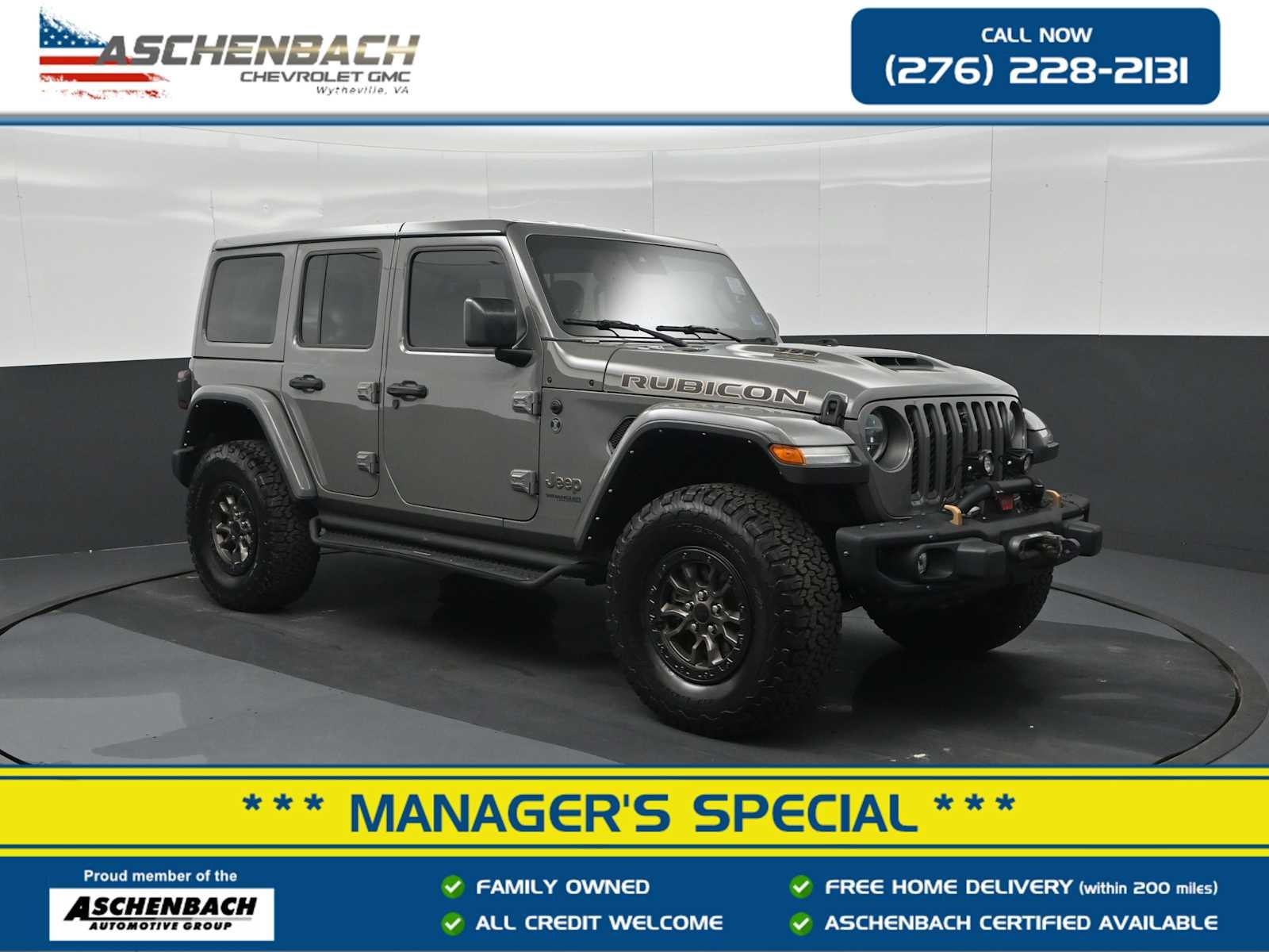2021 Jeep Wrangler Unlimited Rubicon 392
