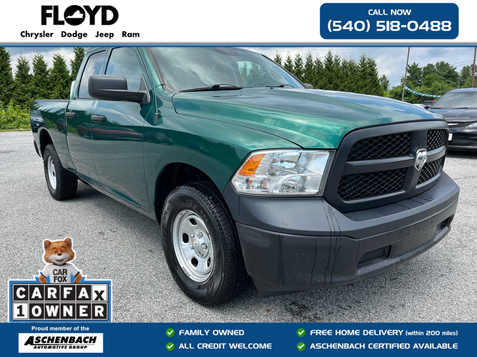 2022 RAM 1500 Classic Tradesman Quad Cab 4x4 6'4' Box