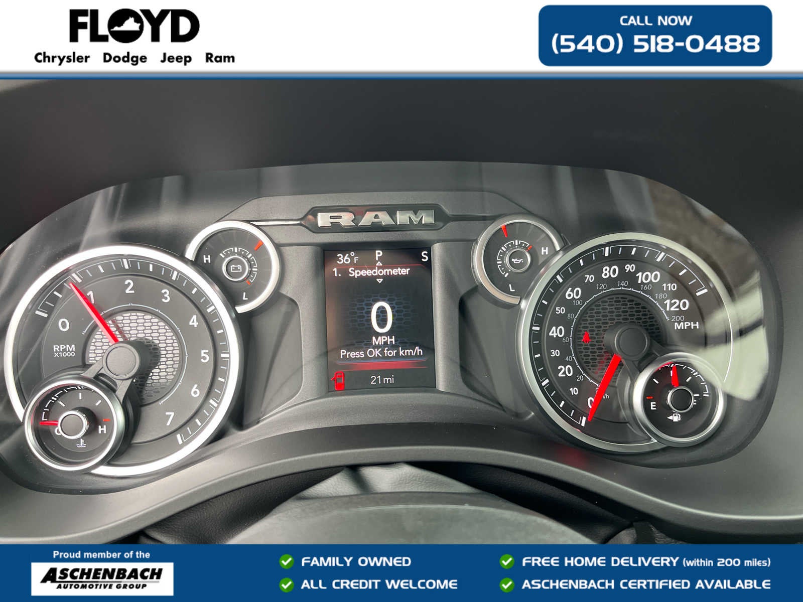 2026 RAM Ram 1500 RAM 1500 BIG HORN CREW CAB 4X4 5'7' BOX