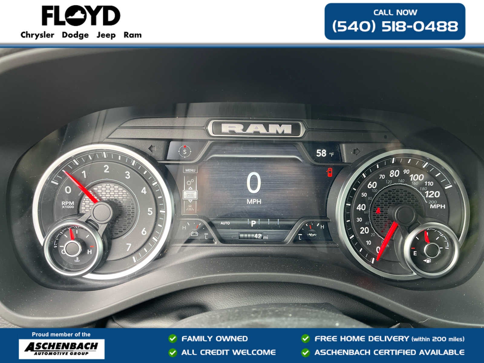 2026 RAM Ram 1500 RAM 1500 BIG HORN CREW CAB 4X4 5'7' BOX