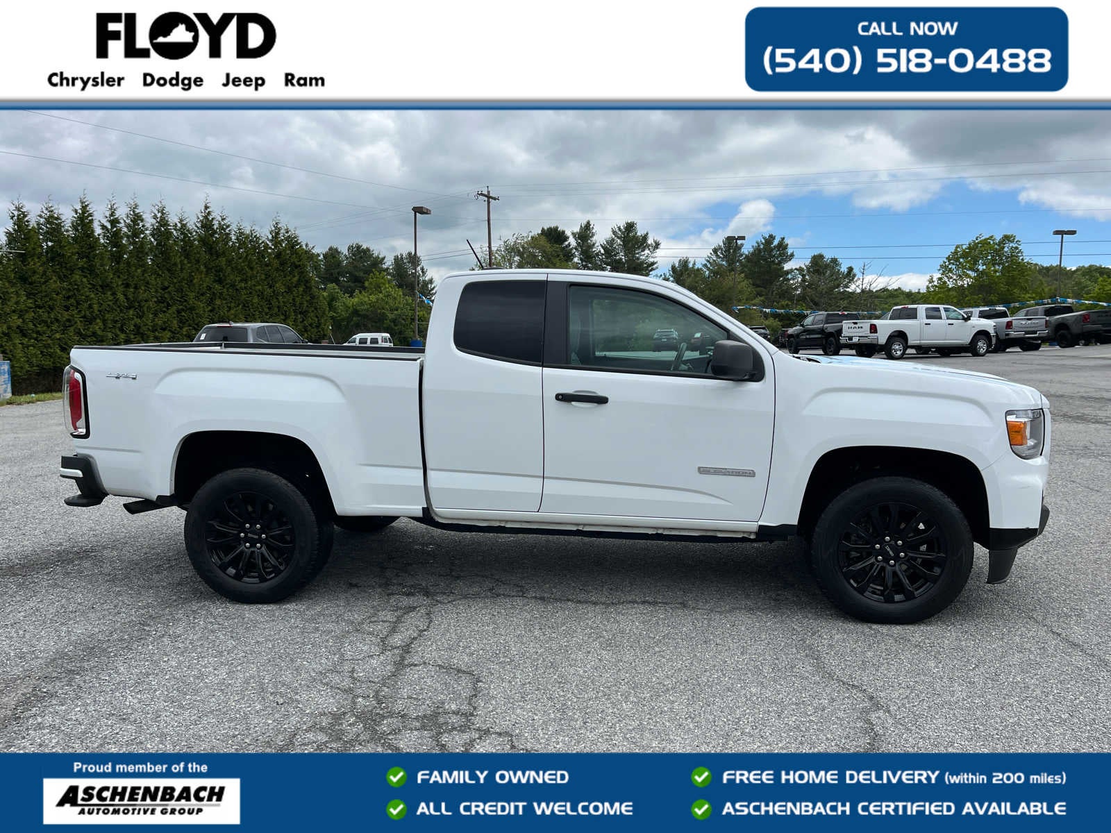 2022 GMC Canyon 4WD Extended Cab Elevation Standard
