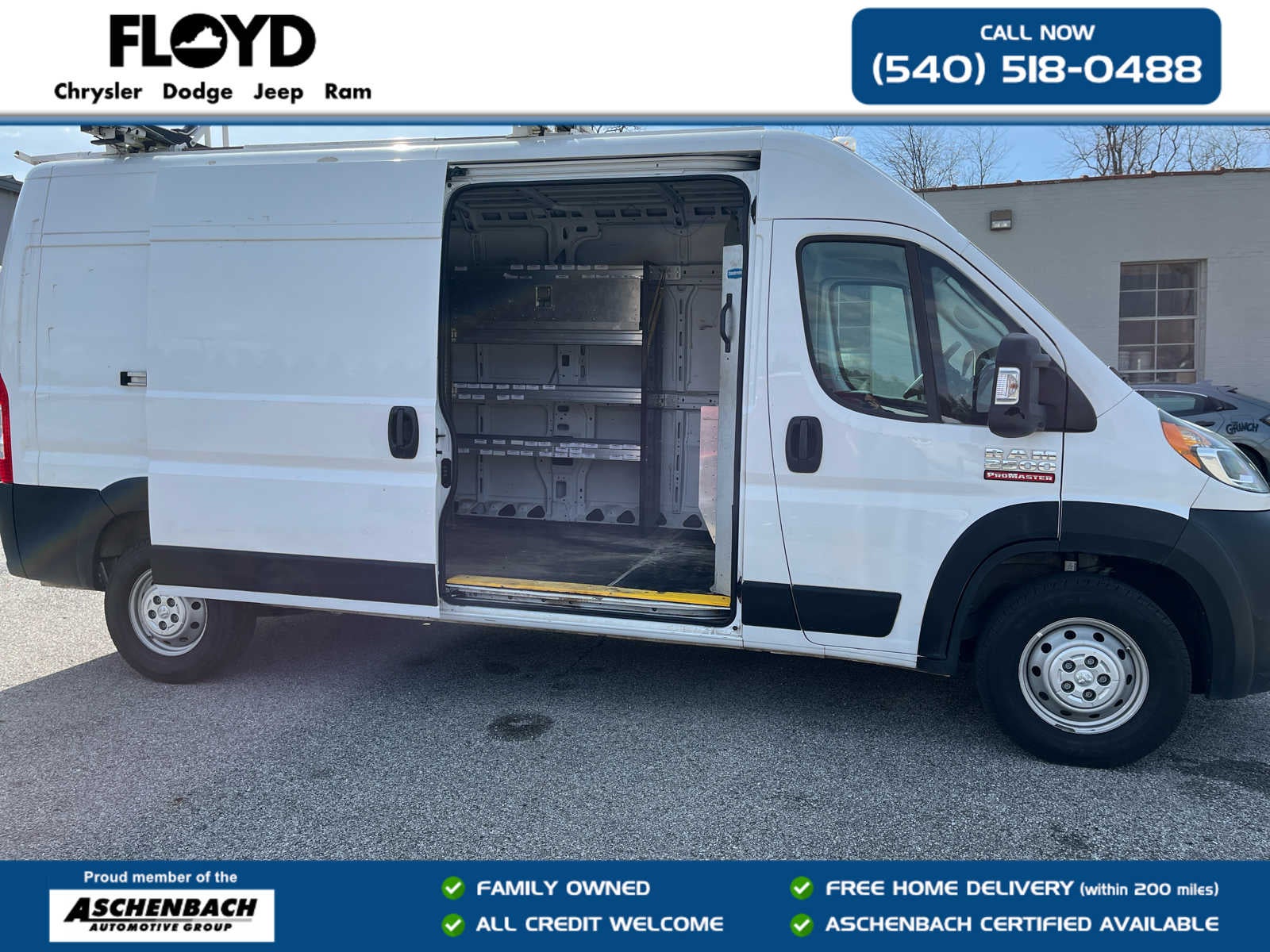 2021 RAM ProMaster 2500 Cargo Van High Roof 159' WB