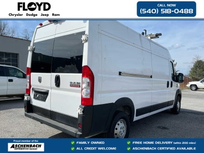 2021 RAM ProMaster 2500 Cargo Van High Roof 159' WB