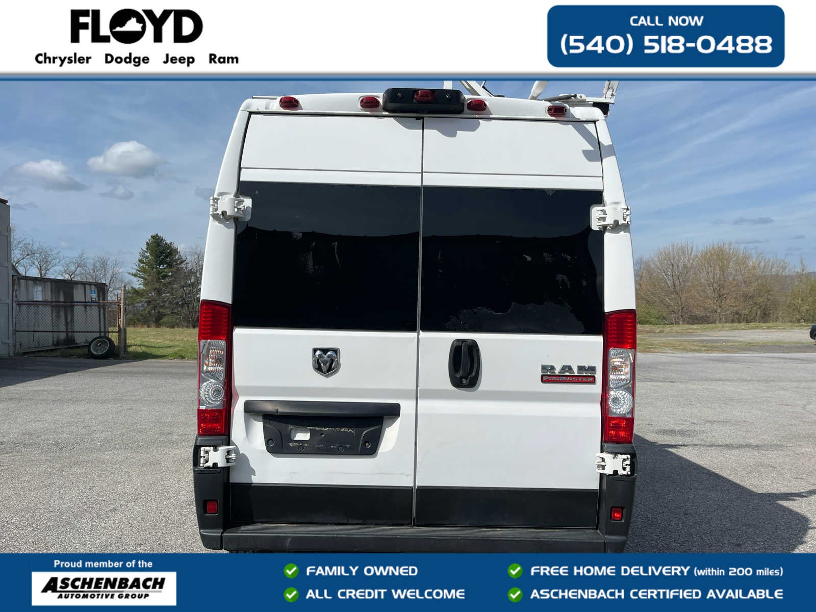 2021 RAM ProMaster 2500 Cargo Van High Roof 159' WB