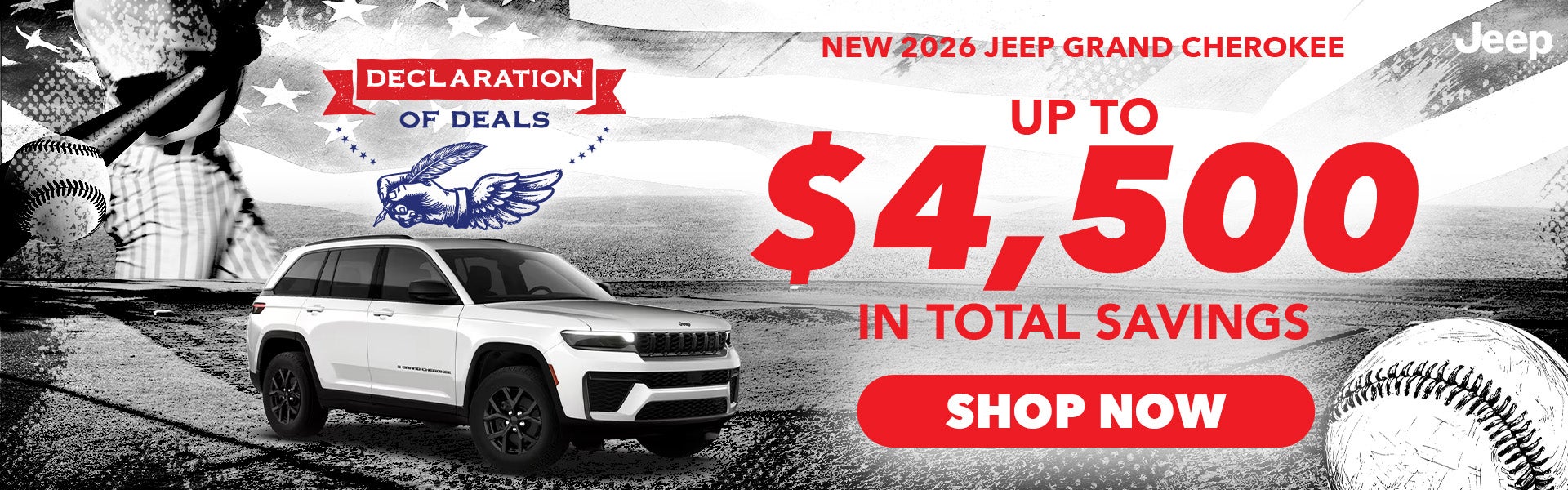 New 2026 Jeep Grand Cherokee - Up to $4,500 In Total Savings