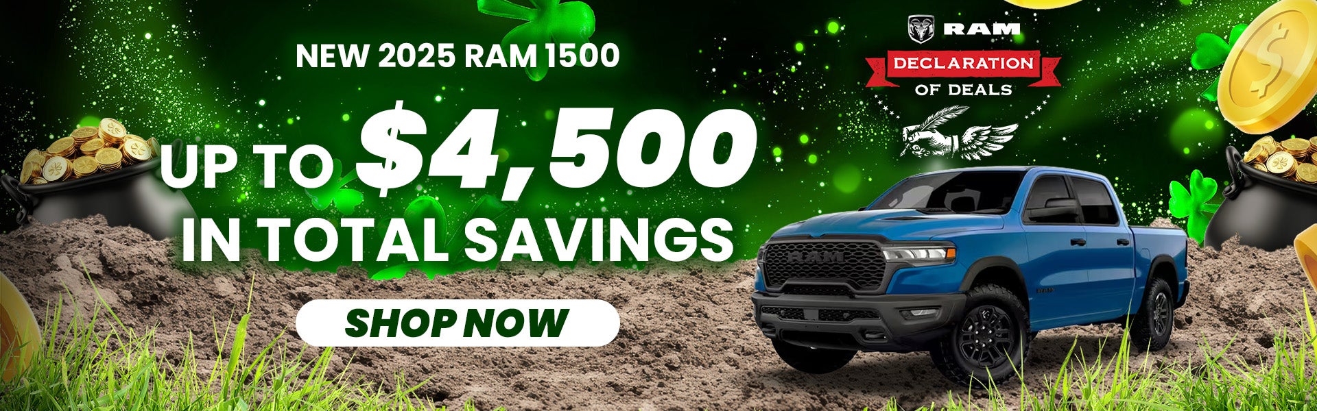 New 2025 Ram 1500 - $4,500 in Savings - Shop Now