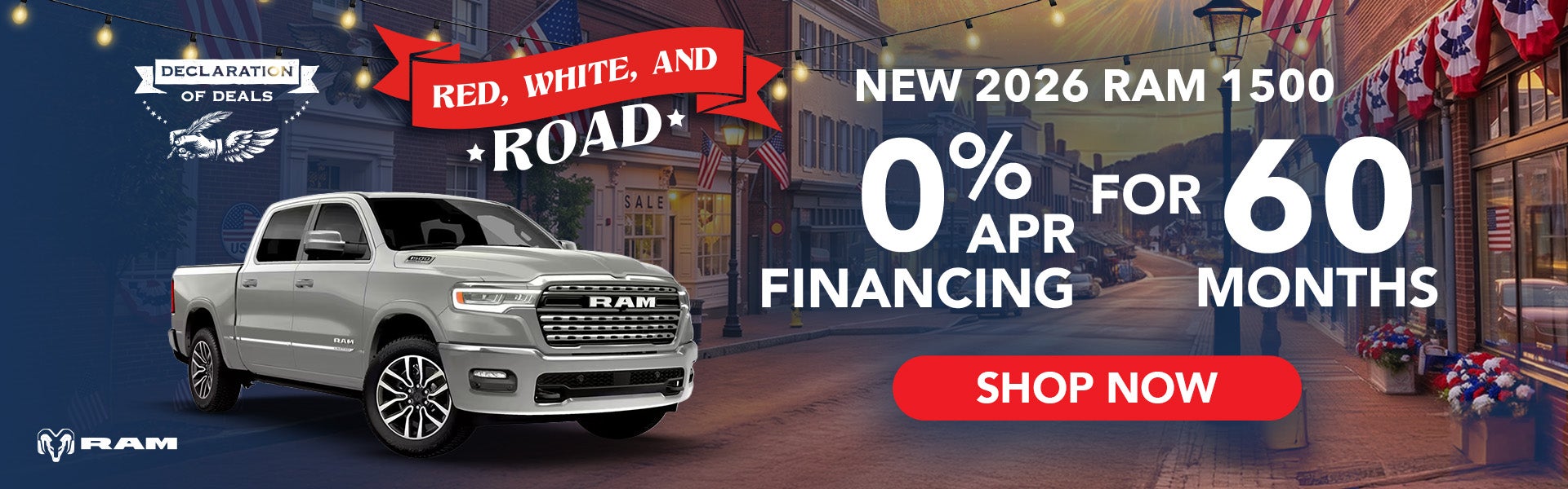 New 2026 Ram 1500 - Low APR